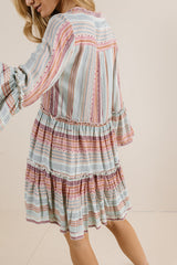 Striped Textured Mini Dress - FINAL SALE