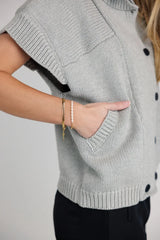 Sadie Knit Cardigan in Grey - FINAL SALE