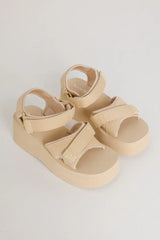 Seychelles Serenade Platform Sandals in Tan - FINAL SALE