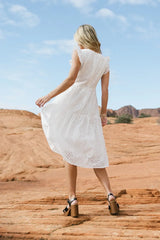 Seraphina Eyelet Midi Dress - FINAL SALE