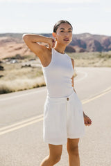 Moxie Tank in Ivory - FINAL SALE