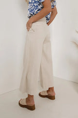 Rue Wide Leg Jeans in Beige - FINAL SALE