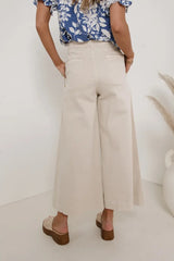 Rue Wide Leg Jeans in Beige - FINAL SALE