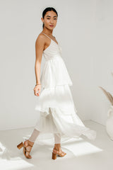 Dani Midi Dress in Ivory - FINAL SALE