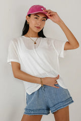 Miles Tee in Ivory - FINAL SALE