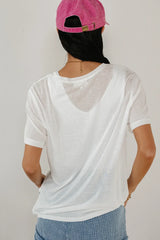 Miles Tee in Ivory - FINAL SALE