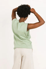 Maguire Muscle Tee in Sage - FINAL SALE