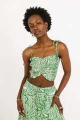 Marissa Printed Crop Top - FINAL SALE