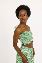 Marissa Printed Crop Top - FINAL SALE