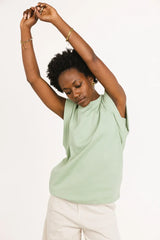 Maguire Muscle Tee in Sage - FINAL SALE