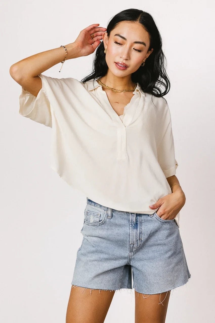 Una Collared Blouse - FINAL SALE