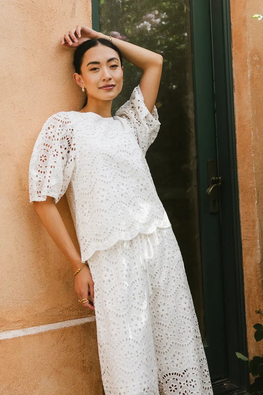 Meant To Be Top in White - FINAL SALE