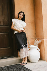 Frankie Asymmetrical Skirt in Black - FINAL SALE