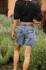 Gracey High Rise Dad Shorts - FINAL SALE