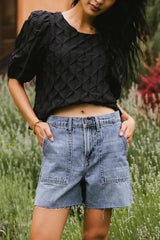 Gracey High Rise Dad Shorts - FINAL SALE