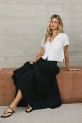 Stacia Textured Button Up - FINAL SALE