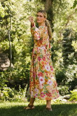 Celine Floral Wrap Dress - FINAL SALE