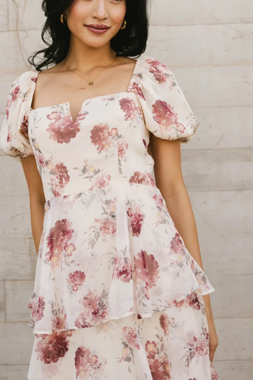 Xara Floral Midi Dress - FINAL SALE