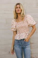 Gretta Smocked Blouse - FINAL SALE