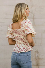 Gretta Smocked Blouse - FINAL SALE
