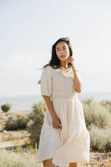 Olivia Faux Smocked Midi Dress - FINAL SALE