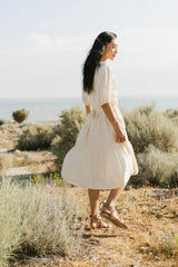 Olivia Faux Smocked Midi Dress - FINAL SALE