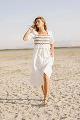 Sinead Smocked Back Midi Dress - FINAL SALE
