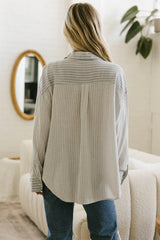 Jace Striped Button Up - FINAL SALE