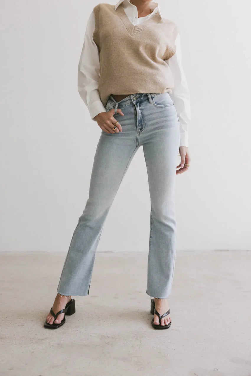Ryan Bootcut Jeans in Light Wash - FINAL SALE