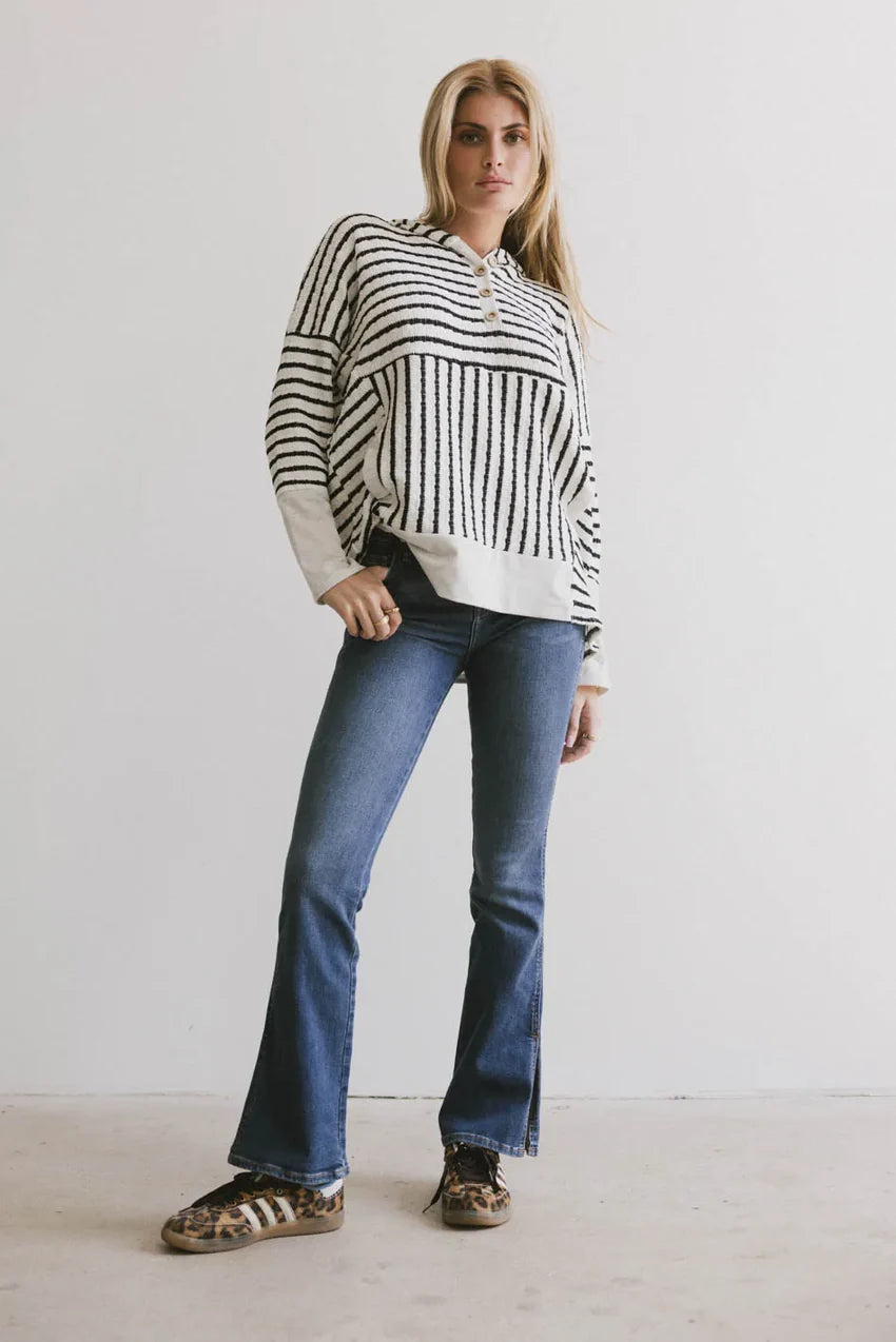 Austin Striped Hoodie - FINAL SALE