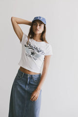 Western Academy Baby Tee - FINAL SALE