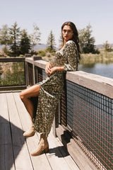 Necali Velvet Midi Dress - FINAL SALE