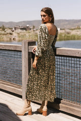 Necali Velvet Midi Dress - FINAL SALE