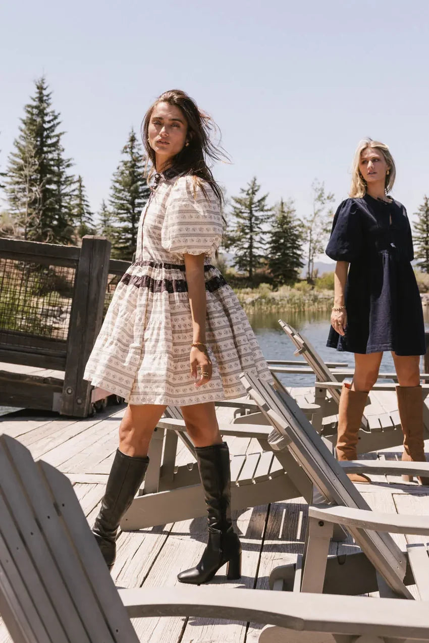 Constance Printed Mini Dress - FINAL SALE