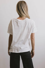 Gunner Basic Tee in Ivory - FINAL SALE