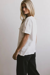 Gunner Basic Tee in Ivory - FINAL SALE