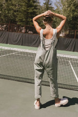 Marie Jumpsuit in Green - FINAL SALE