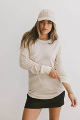 Kamari Striped Top in Clay - FINAL SALE