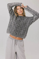 Marquette Cable Knit Sweater - FINAL SALE