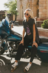 Taylor Denim Vest in Black - FINAL SALE
