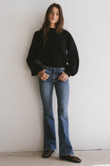 Amber Knit Sweater in Black - FINAL SALE