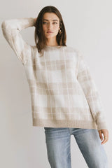 Emilee Plaid Sweater - FINAL SALE