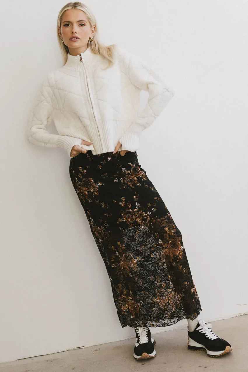 Davina Floral Lace Skirt - FINAL SALE
