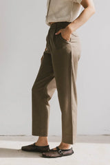 Kamryn Trouser in Mocha - FINAL SALE