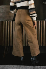 Aspen Wide Leg Pants in Camel - FINAL SALE