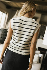 Ashen Sweater Vest in Navy - FINAL SALE