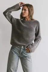 Aveline Knit Sweater in Black - FINAL SALE