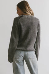 Aveline Knit Sweater in Black - FINAL SALE