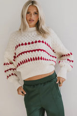 Inara Knit Sweater in Red - FINAL SALE