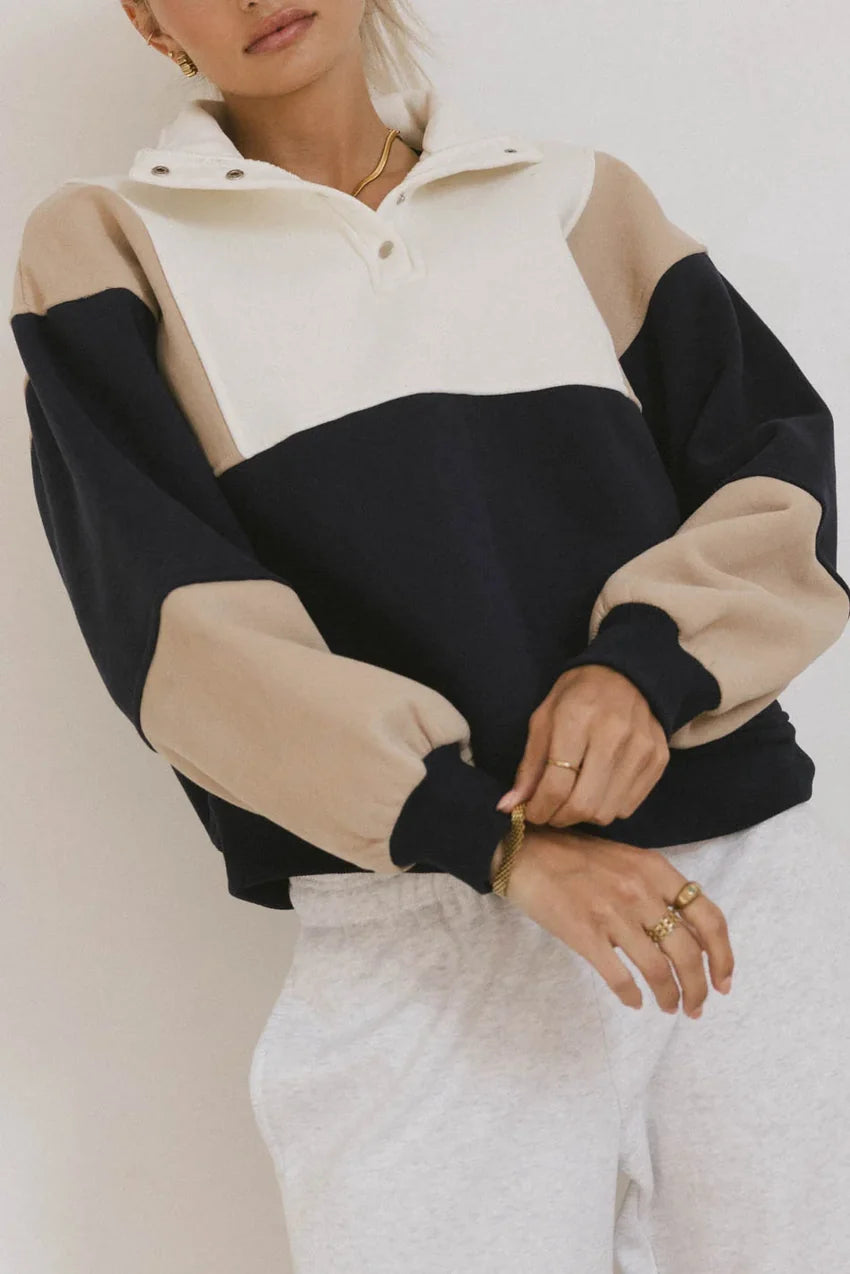 Marcus Quarter Snap Sweatshirt - FINAL SALE